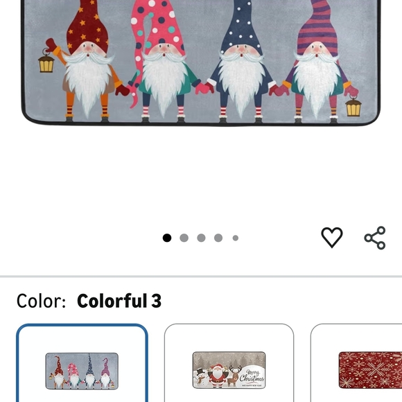 Colorful Gnome Rug - Picture 3 of 5